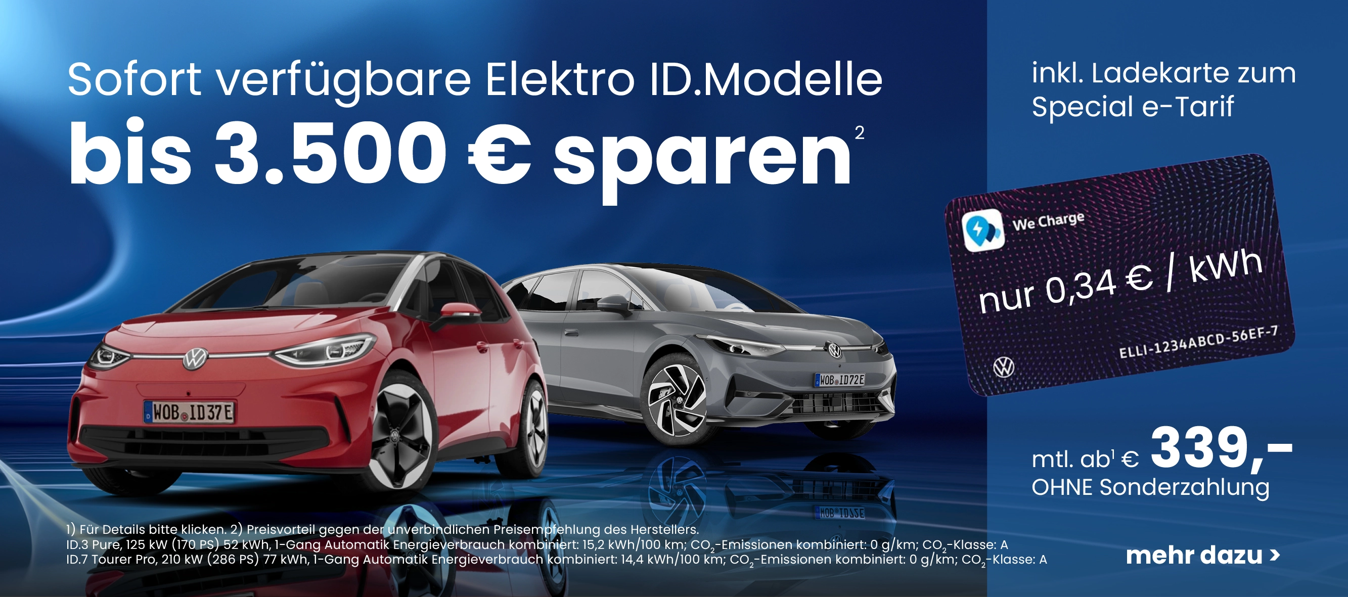 VW ID. Leasing Preisvorteil