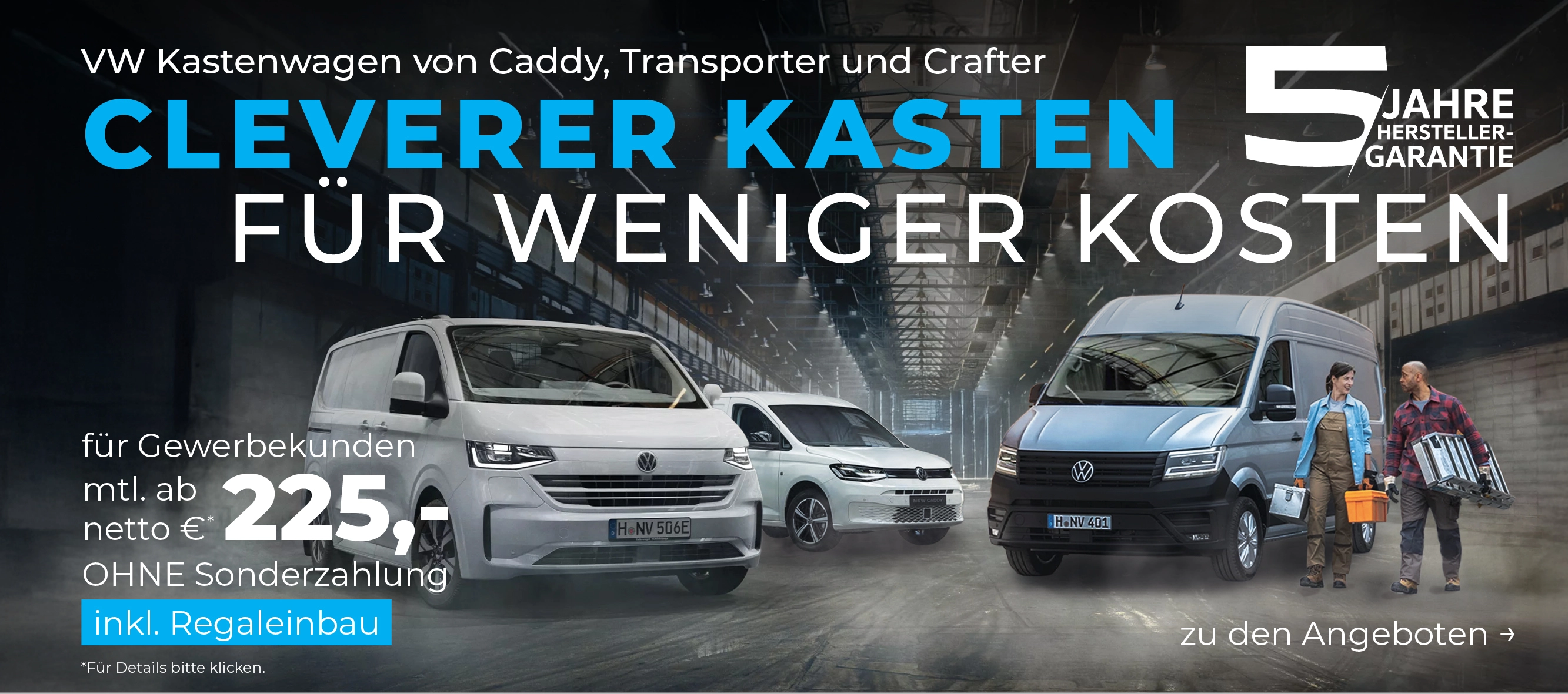 VW Kastenwagen Gewerbedeals