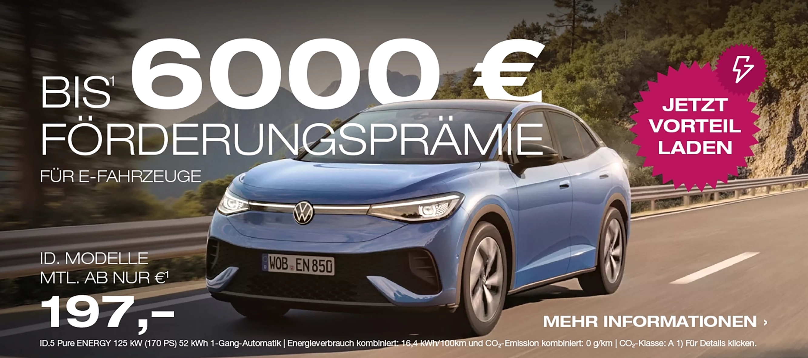 VW E-Fahrzeug