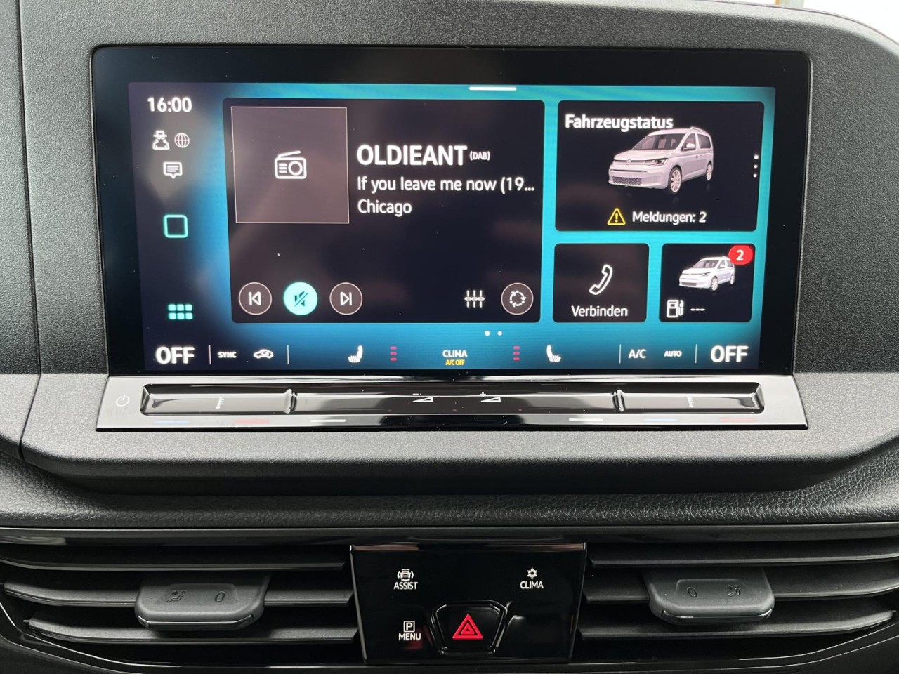 Caddy Kombi 2,0 TDI (Klima+Sitzhzg.+RearView)