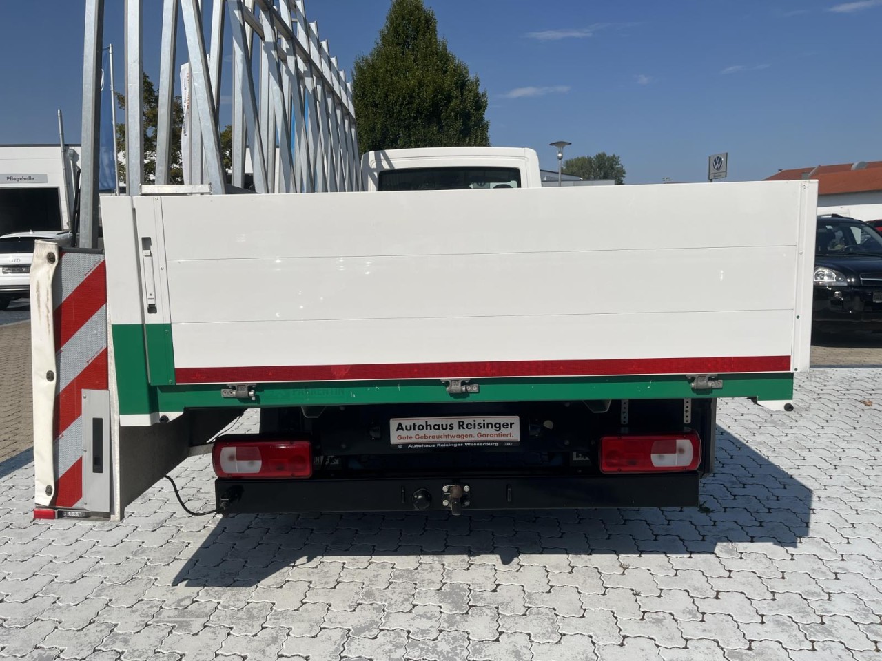 Crafter 50 Pritsche LR 5,0 t Glastransporter / Glastransportgestell beid
