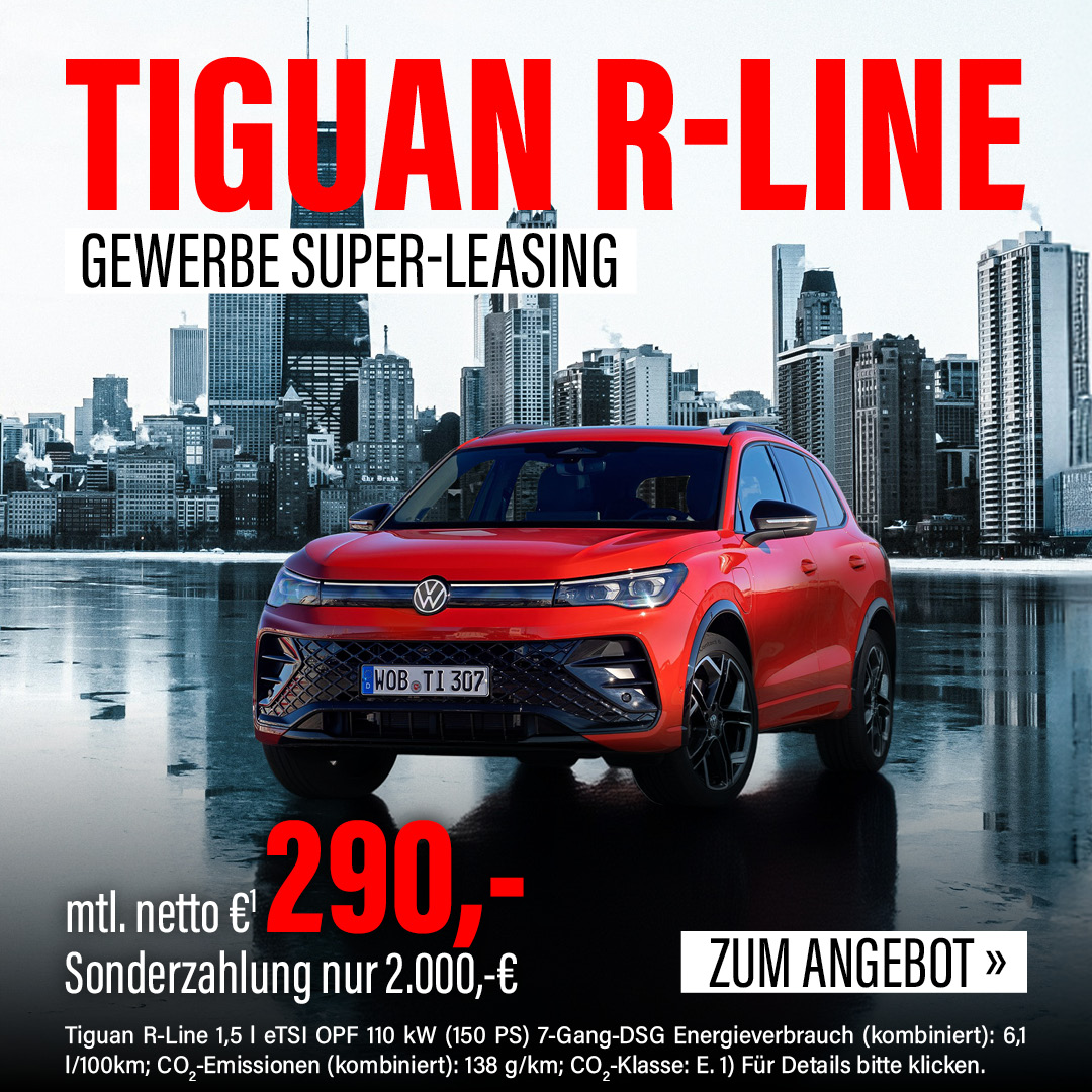 Tiguan R-Line Business Leasing