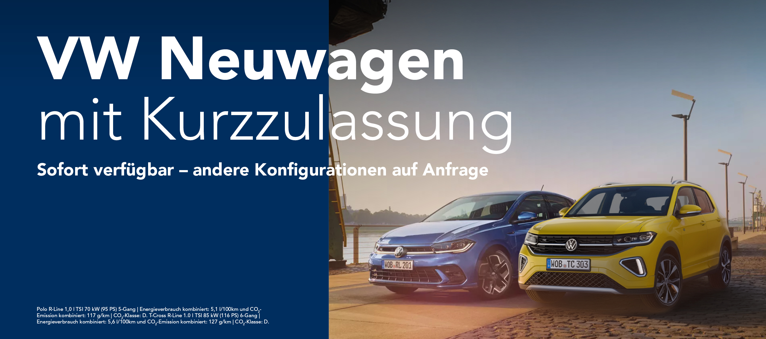 HEADER DESKTOP Kurzzulassung sofort verfügbar