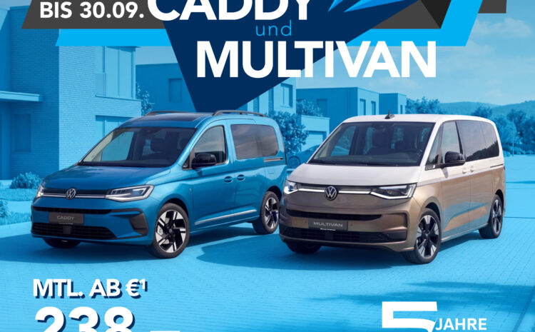  VW Caddy und Multivan eHybrid 